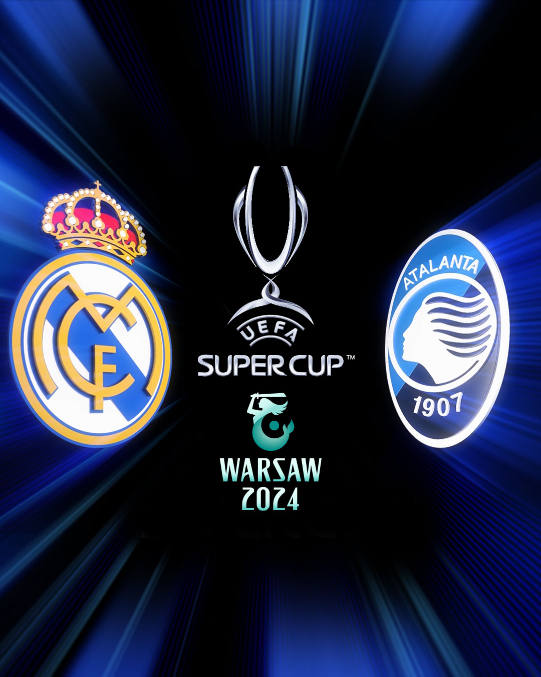 Real Madrid và Atalanta công bộ đội hình dự Siêu Cúp châu Âu