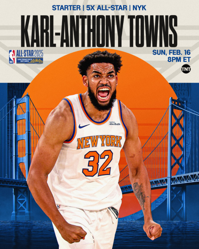 Đội hình xuất phát miên Đông của NBA All-Star 2025