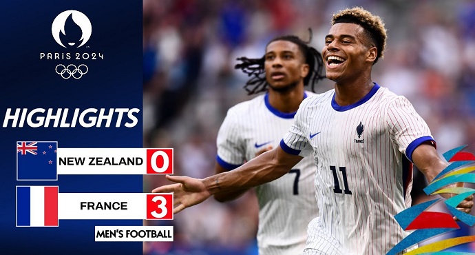 Kết quả Olympic 2024: U23 New Zealand 0-3 Pháp U23