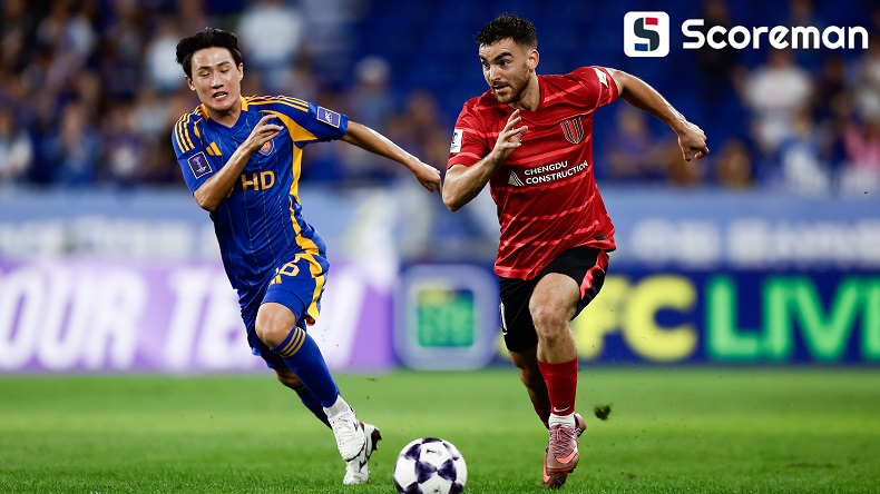 울산HD, ACLE서 청두룽청에 2-1 역전승...허율 극장 결승골