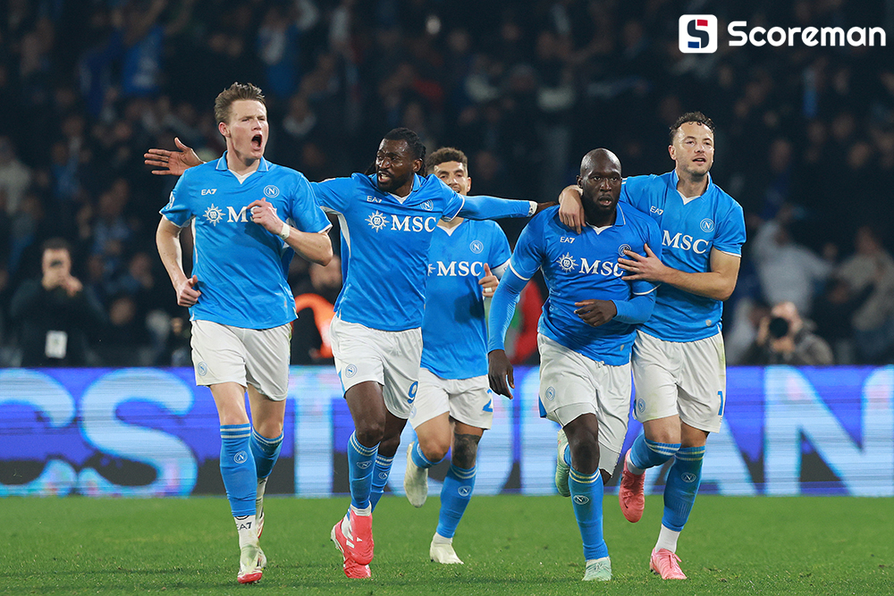 나폴리, 유벤투스에 2-1 제압...유벤투스 리그 첫 패배