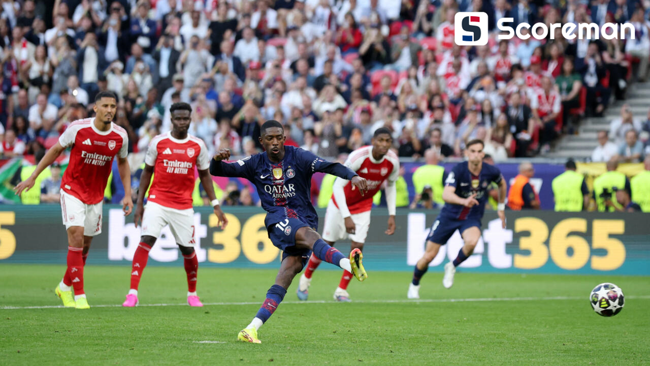 PSG, 아스널 꺾고 유럽 챔스 2연패…이강인, 12번째 트로피