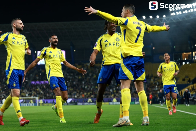 호날두, 2골 터뜨리며 알 나스르 승리 이끌었다