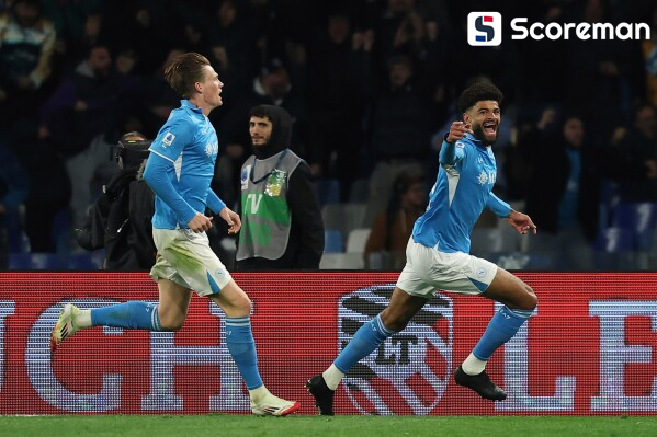 나폴리, 인터밀란과 1-1 무승부...콘테 감독, 