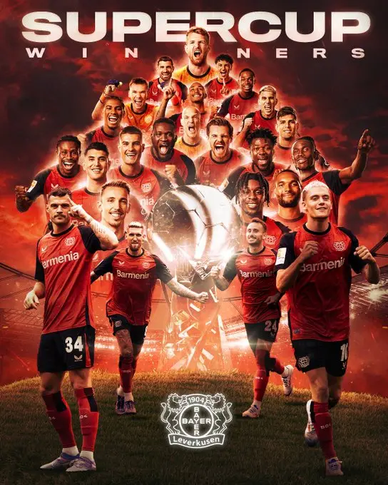 Kết quả Siêu cúp Đức: Bayer Leverkusen 2-2 VfB Stuttgart(pen 4-3)