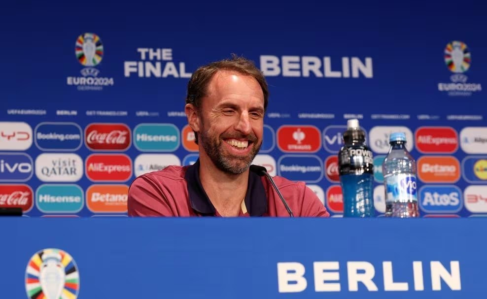 England manager Gareth Southgate attended a press conference