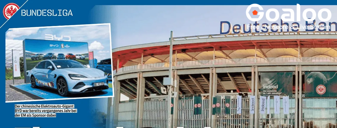 BYD Expected to Sponsor Frankfurt and Rename Stadium in €90 Million Deal
