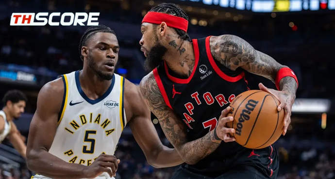 NBA - อินเดียน่า เพเซอร์ส 101-115 โทรอนโต แร็ปเตอรส์