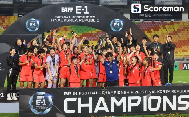 한국 여자 축구, 대만 물리치고 20년 만에 동아시안컵 우승