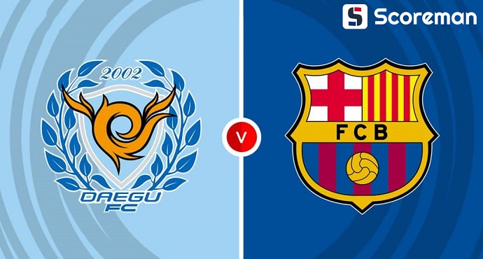 8월4일 클럽 친선경기 - 대구FC VS 바르셀로나 축구 분석 프리뷰
