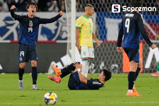 일본, 브라질에 3-2 대역전승... 사상 첫 승리