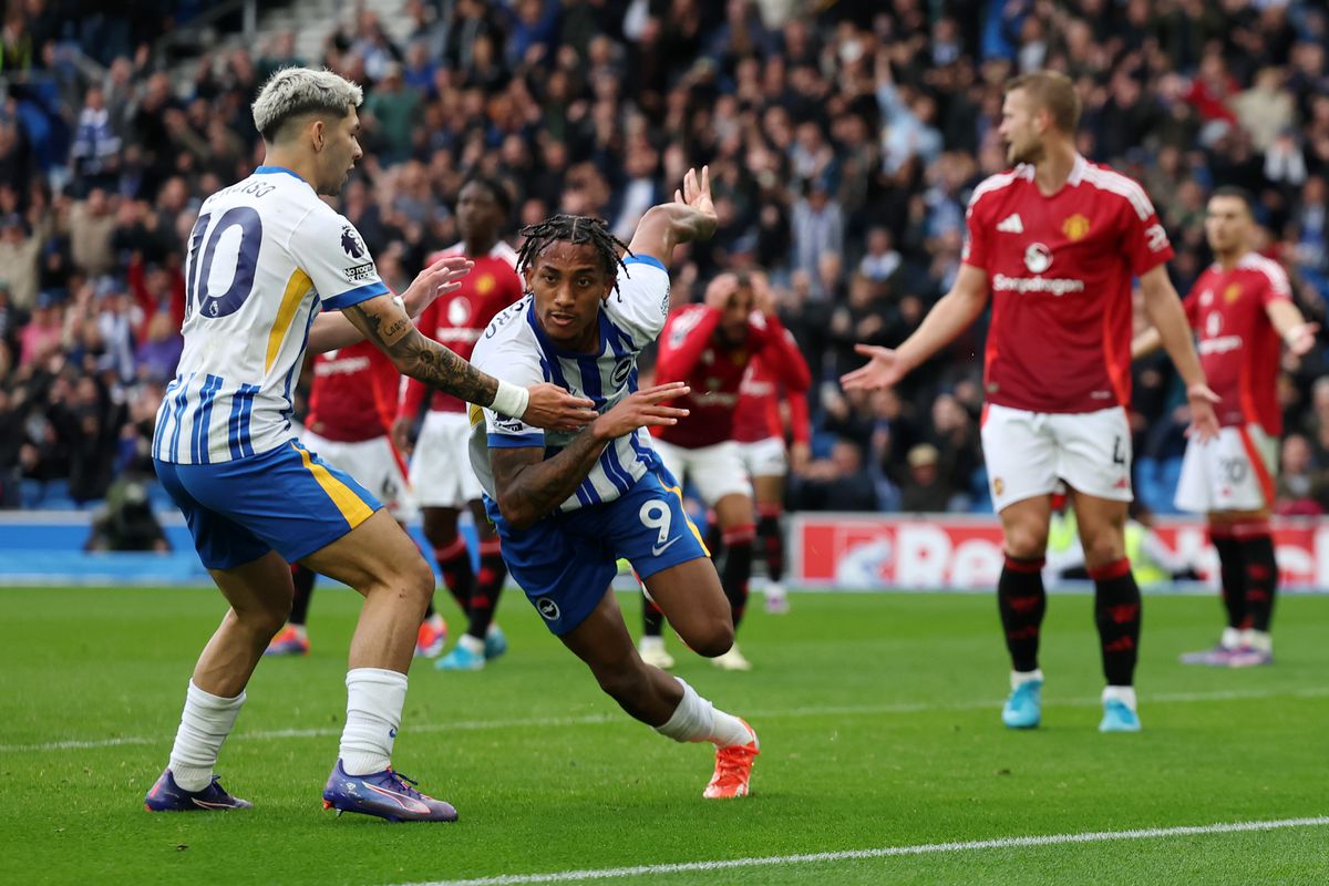 Kết quả Ngoại Hạng Anh: Brighton 2-1 Manchester United