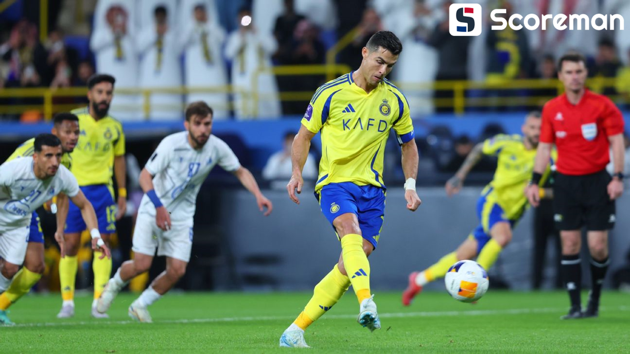 '호날두 PK 골' 알 나스르, 에스테갈 F.C. 꺾고 ACLE 8강 진출