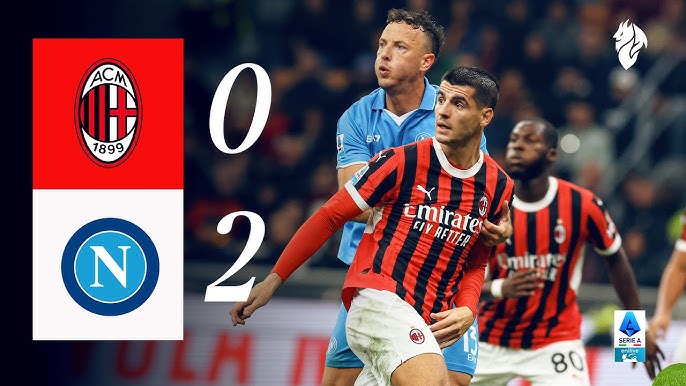 FT: AC Milan 0-2 Napoli