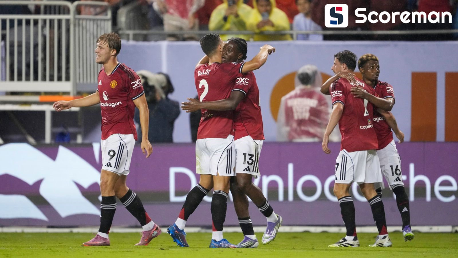 맨유, 본머스에 4-1 대승... 패트릭 도르구 '1골 1도움'