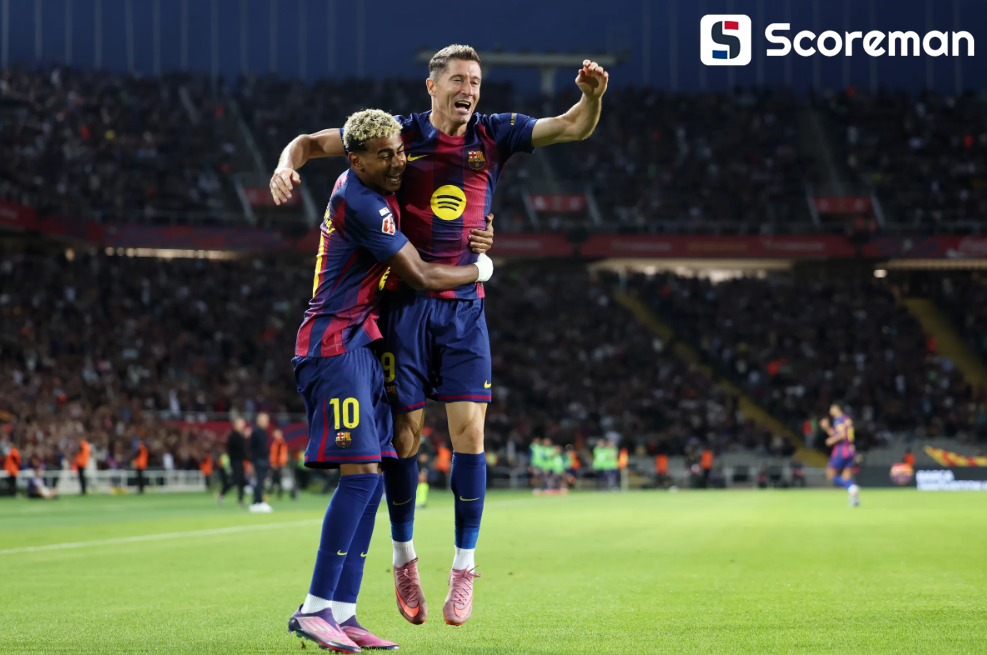 바르셀로나, 레알 소시에다드 2-1 역전승...4연승+1위 도약