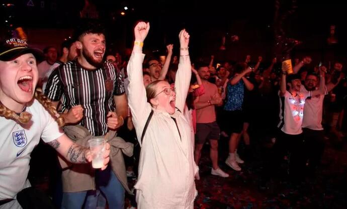 In pictures: Fanzone erupts in excitement for England's victorious Euro 2024 opener against Serbia