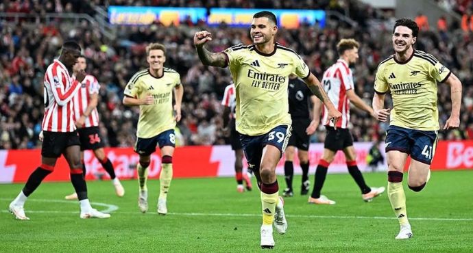 Guimaraes and Raya Shine as Arsenal Secure Hard-Fought 2-0 Victory at Sunderland