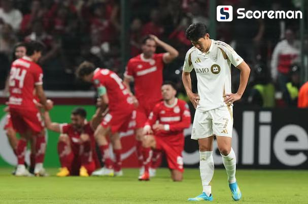 LAFC, 톨루카 원정에서 0-4 참사...북중미컵 결승행 실패
