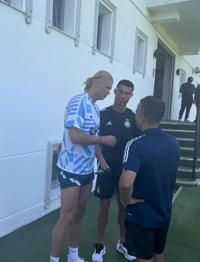 Cristiano Ronaldo × Haaland 🤝