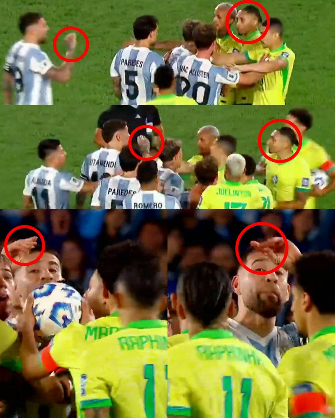 ​Không khí căng thẳng! Otamendi ra hiệu 