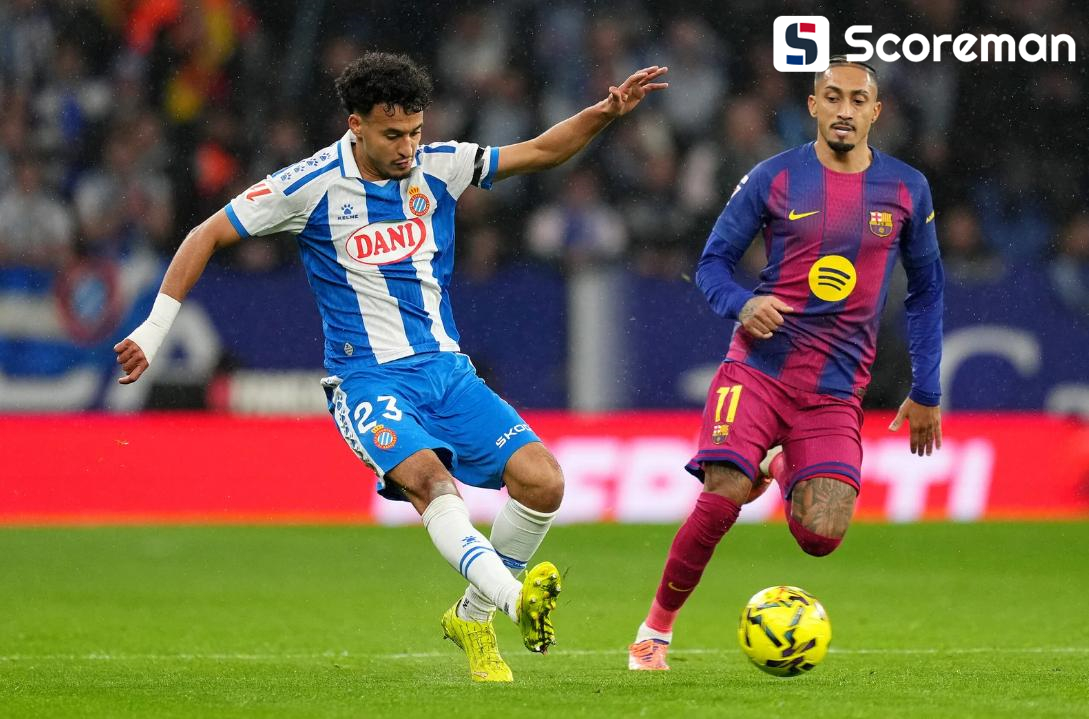 바르셀로나, 새해 첫 '데르비 바르셀루니'에서 2-0 완승...2위 레알과 7점 차