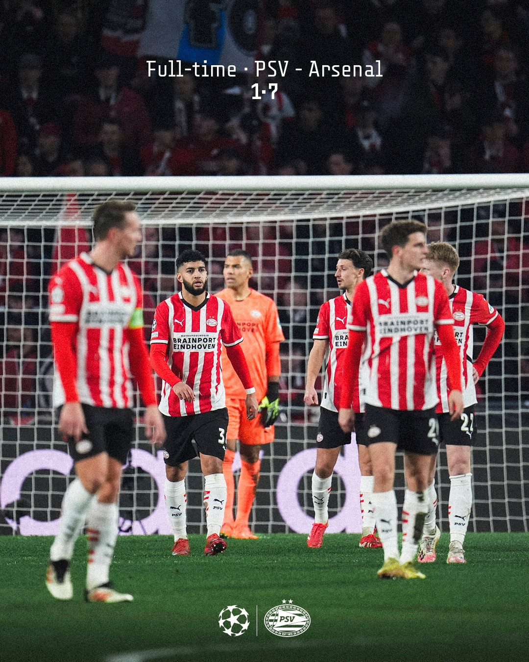 ​Cơn ác mộng ập đến! PSV Eindhoven bị đánh bại thảm hại trong vòng một tuần