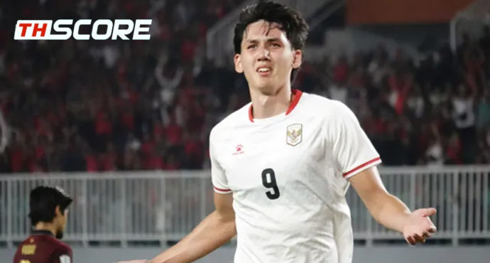 อินโดนีเซียถล่มกัมพูชา 5-1 รอดวลเวียดนามศึกอาเซียนคัพ 2026