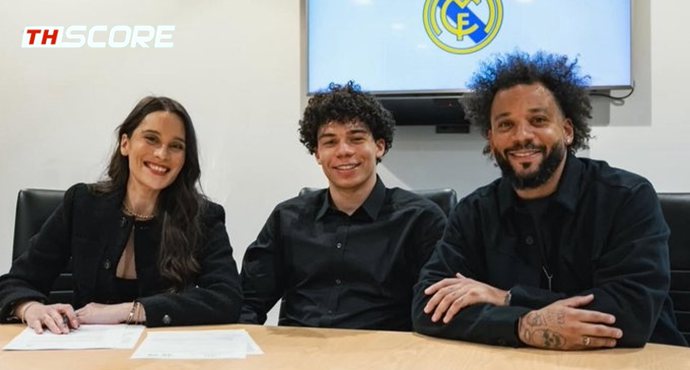 เจริญรอยตามพ่อ! ลูกชายมาร์เซโล่เซ็นสัญญามาดริด หลังโชว์แววเก่งเกินวัย