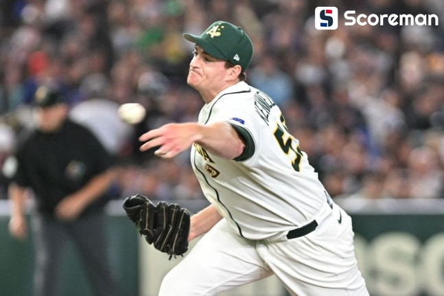 호주도 무섭다 '투수강팀' 대만에 3-0 완승...퍼킨스·바자나 홈런포