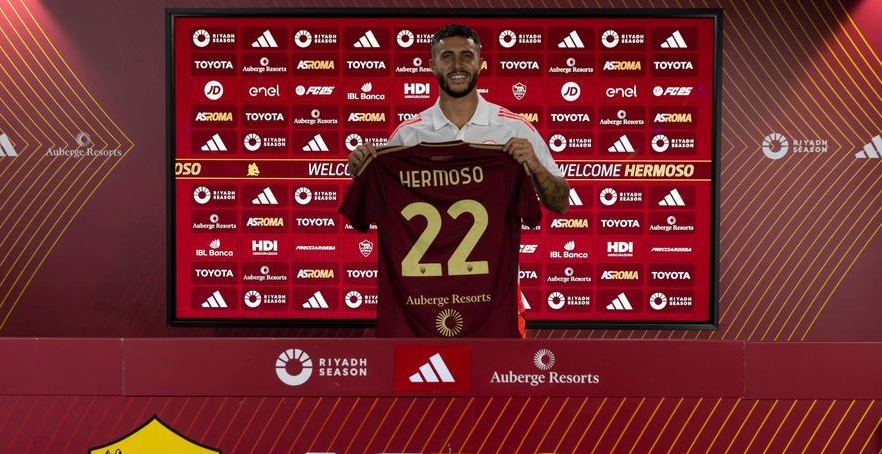Spanish defender Mario Hermoso has joined AS Roma on a free transfer
