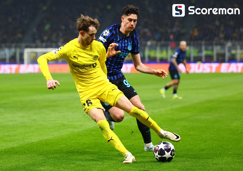 보되/글림트, 인터밀란 격파…창단 109년 만에 첫 챔스 16강 진출