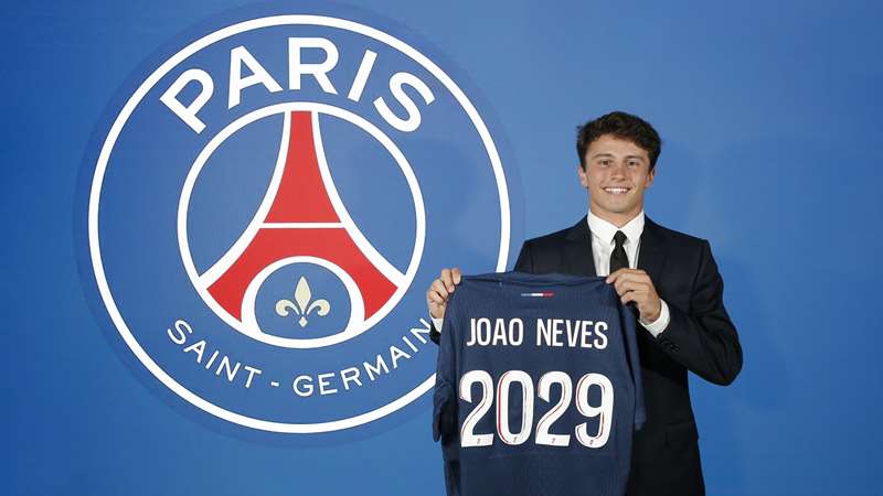 PSG Secure Joao Neves from Benfica in £50m Transfer