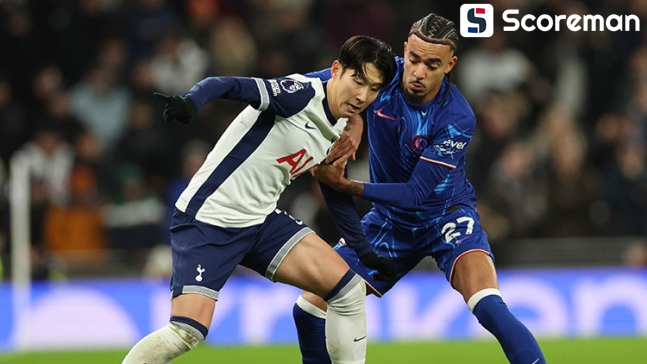 손흥민 5호골 넣었지만, 토트넘 첼시에 3-4 패배…11위로 추락