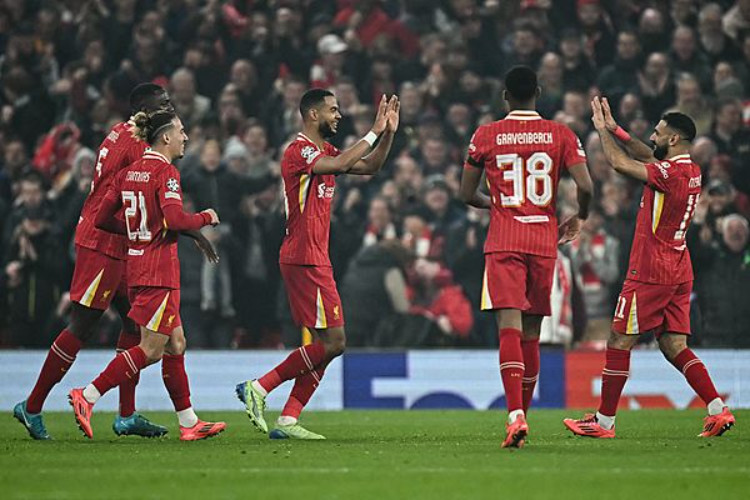 Liverpool 4-0 Bayer Leverkusen | Luis Díaz lập hat-trick, Liverpool đứng đầu bảng