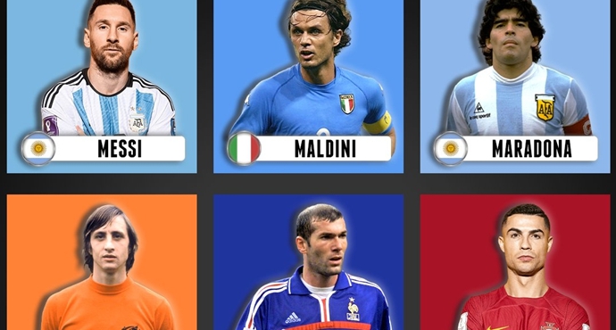 เปเล่ เมสซี่ โรนัลโด้ เลือกสามดาวที่ยิ่งใหญ่ที่สุดในประวัติศาสตร์ของคุณ