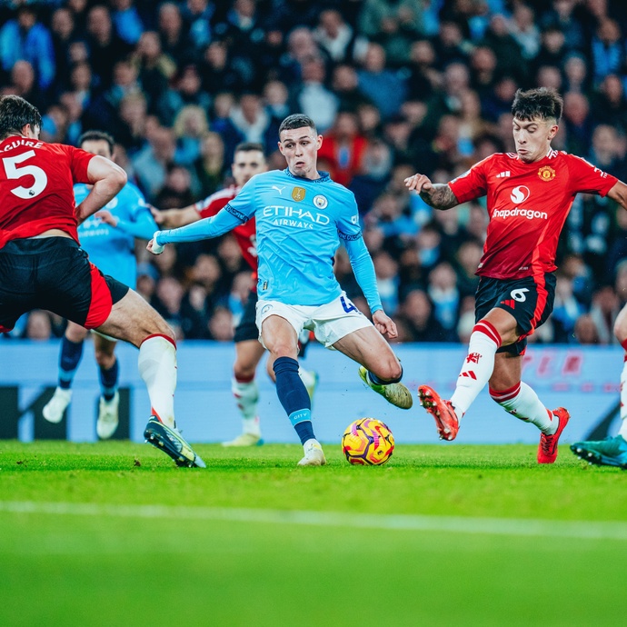 Man City vs Manchester United Highlight Photos