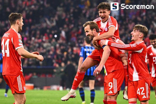 '김민재 풀타임' 바이에른 뮌헨, 아탈란타에 4-1 대승...8강서 레알과 만난다