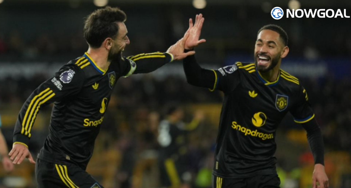Bruno Fernandes Shines with Two Goals and Assist as Manchester United Beats Wolves 4-1