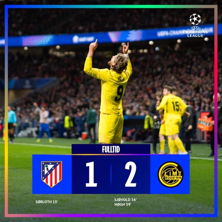 Bodø/Glimt: Khởi đầu 6 vòng không thắng, cuối cùng hạ gục Man City và Atletico để giành vé vào play-off