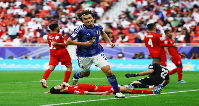 Highlights of Bahrain 1-3 Japan in AFC Asian Cup 2024