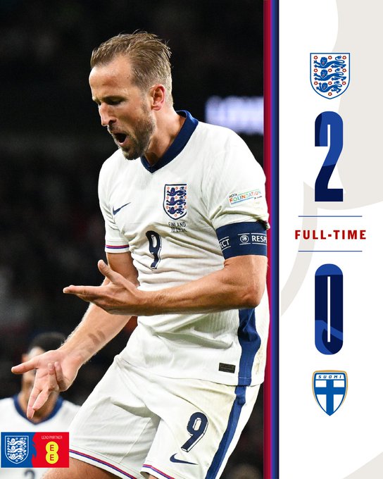 Kết quả UEFA Nations League: Anh 2-0 Phần Lan