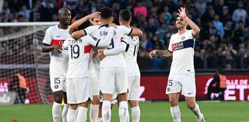 โซเลร์-คังอินซัดคนละประตู! เปแอสเช ฟอร์มฮอตต่อเนื่อง บุกทุบ เม็ตซ์ 2-0