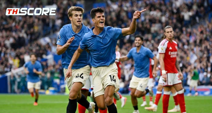 พรีเมียร์ลีก - ไบรท์ตัน โฮฟ อัลเบี้ยน 3-0 อาร์เซน่อล