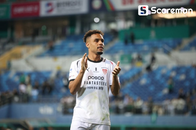 '멀티골' 포항 주닝요, K리그1 13R MVP…K리그2는 충남아산 김종민