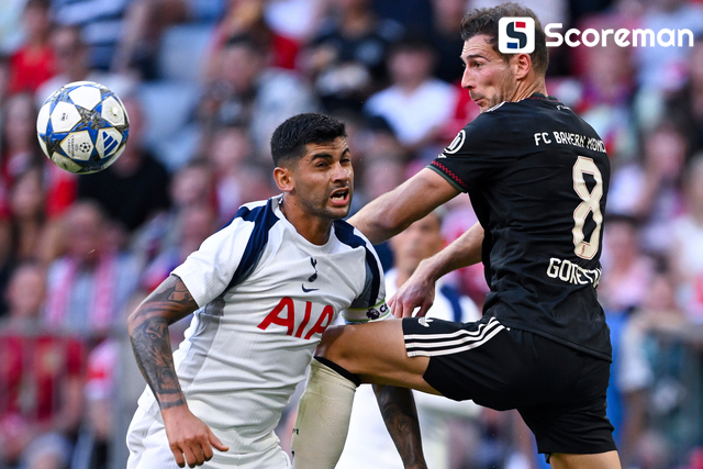 토트넘, 바이에른 뮌헨에 0-4 대패… 김민재는 후반 투입