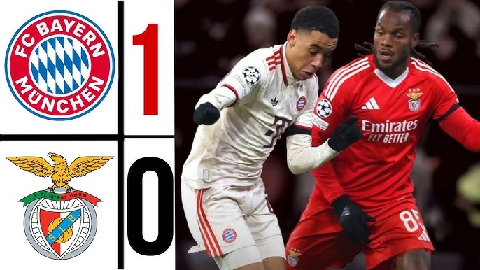 ยูฟ่าแชมเปียนส์ลีก - บาเยิร์น มิวนิค เอาชนะ เบนฟิก้า 1-0 สิ้นสุดการแพ้ 2 นัดติดต่อกันในยูฟ่าแชมเปียนส์ลีก