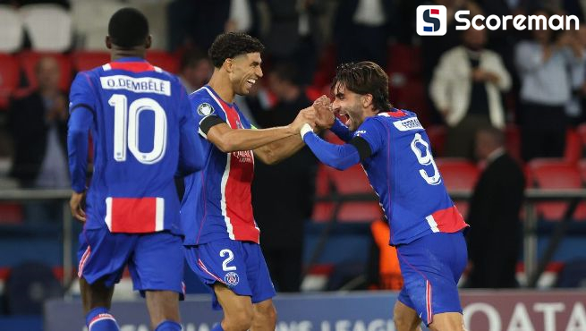 '토레스 해트트릭' PSG, UCL 1차전서 슬로반 브라티슬라바에 6-1 대승