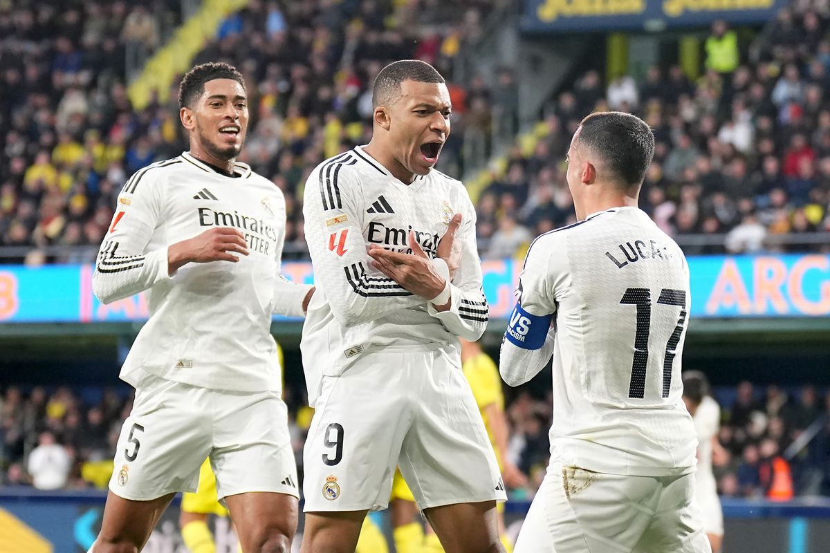 Villarreal 1-2 Real Madrid | Mbappe lập cú đúp, Courtois cứu thua xuất sắc, Real tạm vươn lên đầu bảng