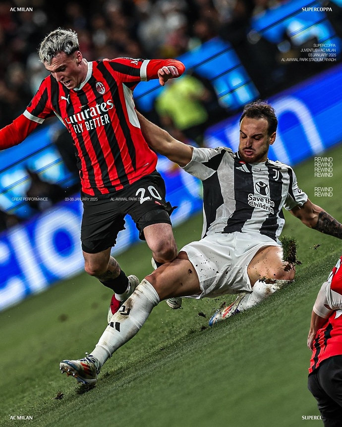 Italian Super Cup AC Milan：How we turned the impossible into the unforgettable ❤️🖤